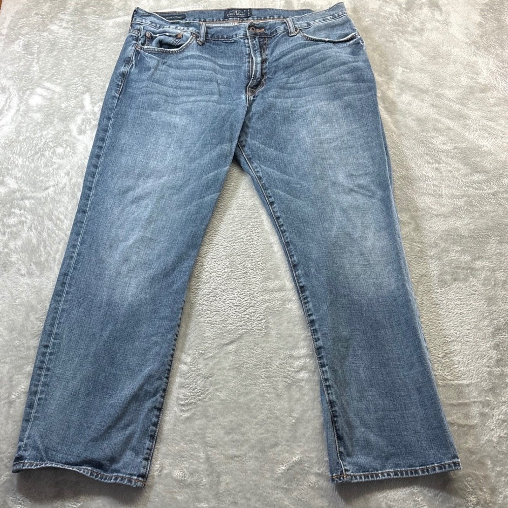 Lucky Brand 363 Vintage Straight Jeans Mens 38x30 Blue Medium Wash Denim Pants